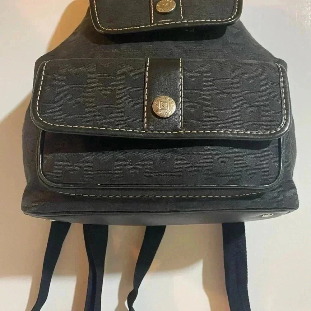 Michael kors Black canvas backpack